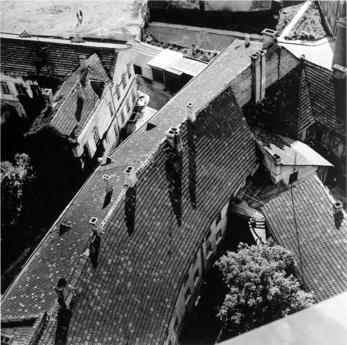 Крыши старого города с колокольни  костела Св. Иоаннов 4. 1964 г.
