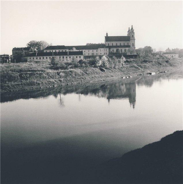 Костел Св. Рафаила и река Нерис. 1966 г.