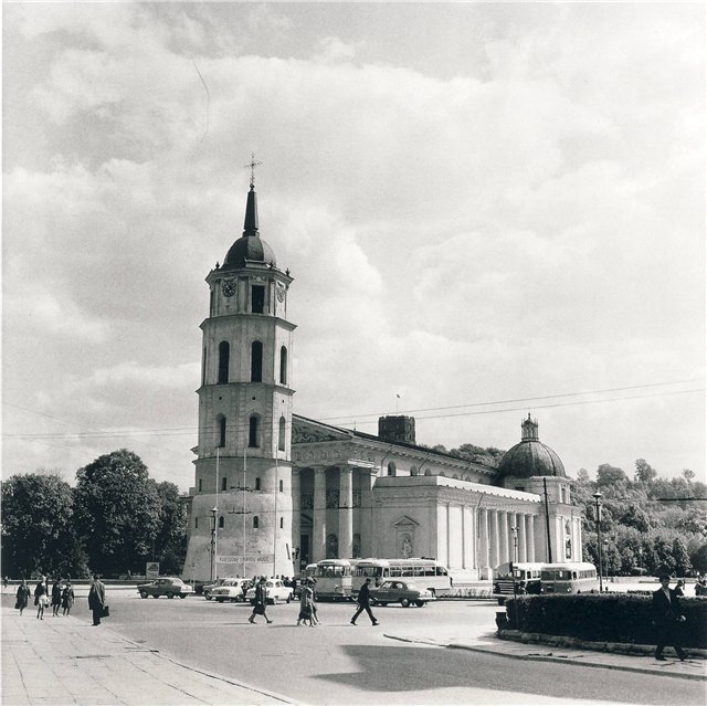 Кафедральный собор и колокольня. 1967 г.