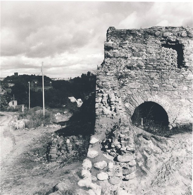 Развалины бастеи на ул. Бокшто. 1966 г.