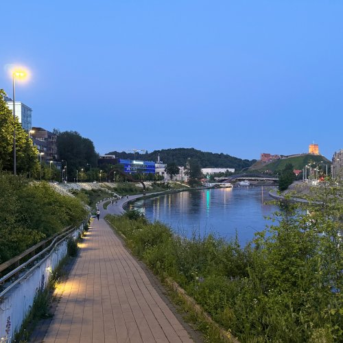 Панорама реки Нерис