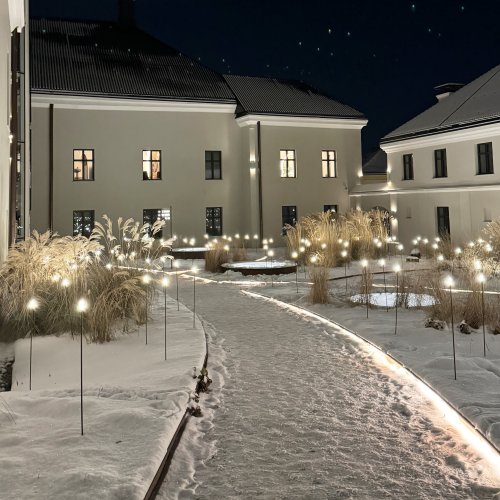 Сквер Бокшто вечером