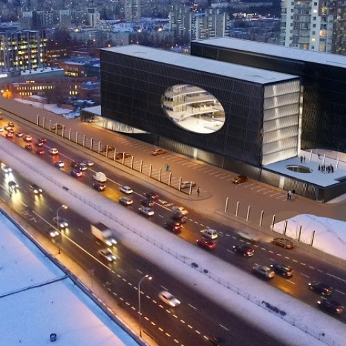 Ул. Укмергес вечером