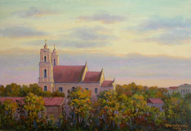 Зражевский Аркадий Александрович. Вечер (2009). Холст, масло, 35 х 50.