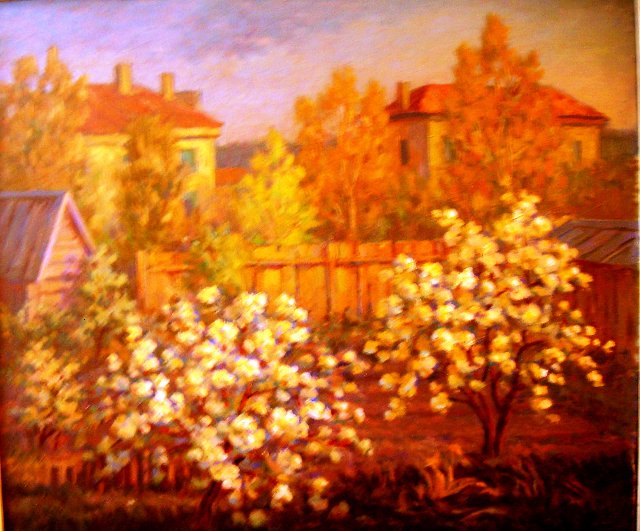 Костюшка Вацловас | (1911-1984). Виды из окна. Жверинас. 1961 г.