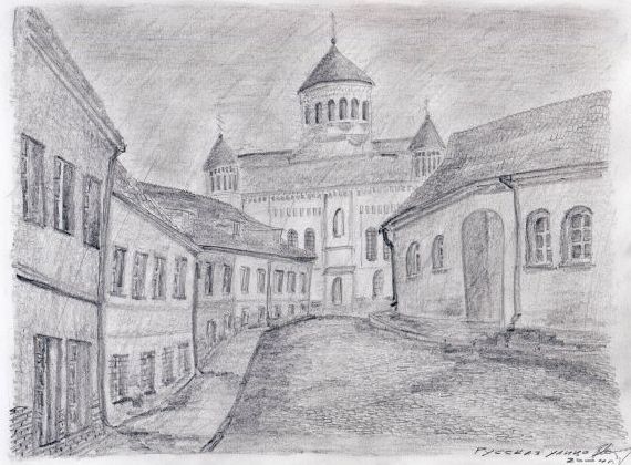 Странник. Русская улица. Одна из самых маленьких в городе, зато и старых.