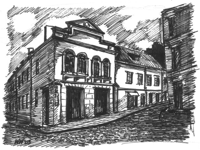 Walles. Один из моих эскизов 2003 года (Vilnius)