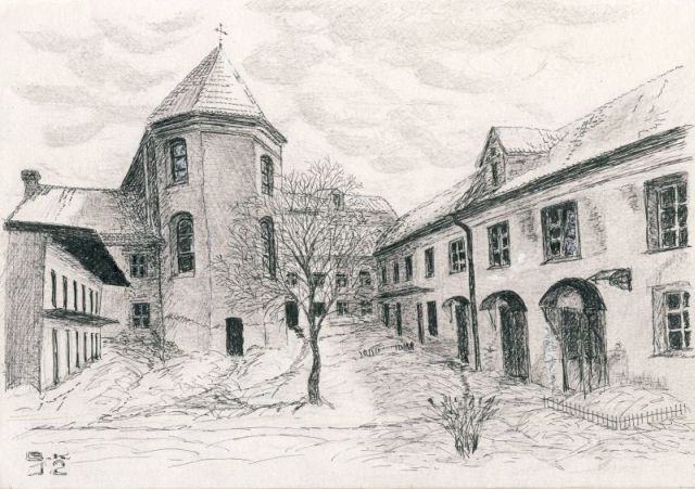 Странник. Дворик на Завальной