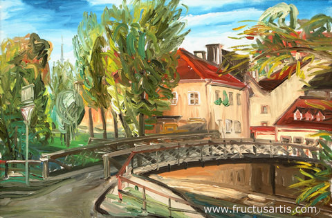 Пранцкявичюс Юозас | (1952).  Užupio tiltas.