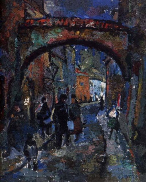 Хволес Рафаель | (1913-2002). Старый Вильнюс. 1963 г.