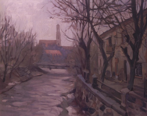 Евтушенко Дмитрий. 2002 год. Холст, масло. Размер 50 х 40.