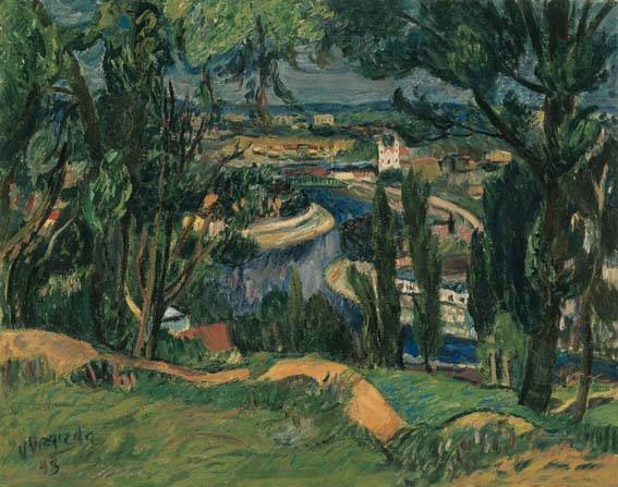 Визгирда Викторас | (1904-1993). Долина реки Вилия. 1943. Холст, масло. 73x92. LDM T 2436.