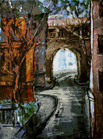 Шварц Александр Львович.  Улица в Вильнюсе.