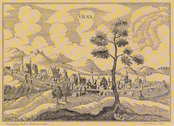 Маковский Т. (1575-1630). Панорама Вильны