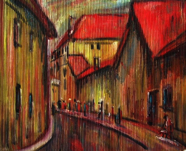 Черняускас Леонардас. 2003. Масло. Картон.