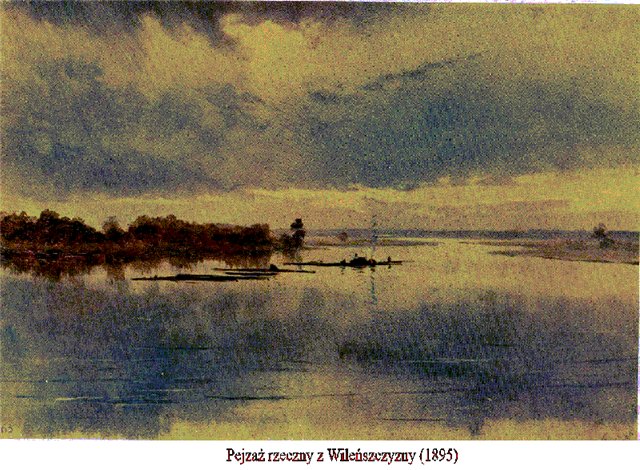 Рущиц Фердинанд | (1870-1936). Речной пейзаж.