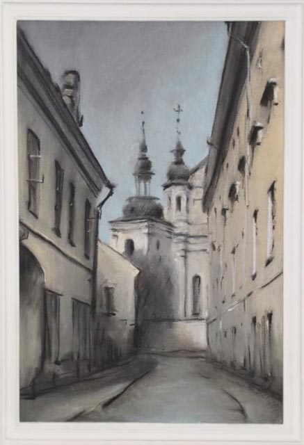 Завяцкас С. Vilnius. Улочка. 1990