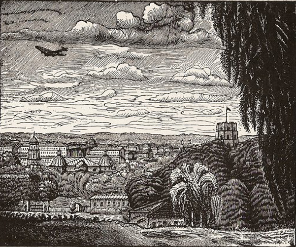 Кузминскис Йонас. Вильнюс с Бекешевой горы