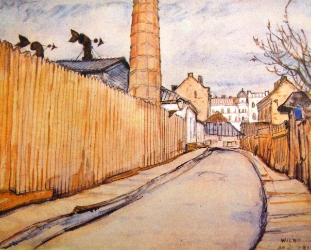 Добужинский Мстислав Валерианович. Улица Тихая