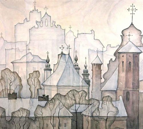 Смирнов-Русецкий Борис Алексеевич. Силуэты