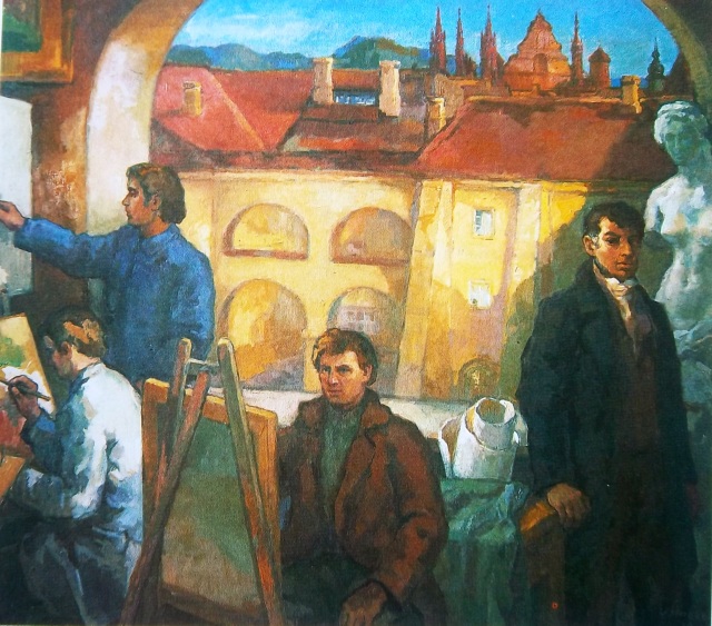 Мацкявичюс Витаутас. Памяти кафедры живописи