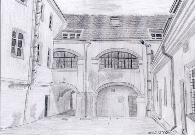 Сержгол. Ул. Диджеи, 19. Во дворе