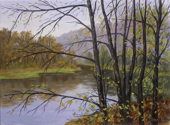 Зражевский Аркадий Александрович. Осень в парке Веркю