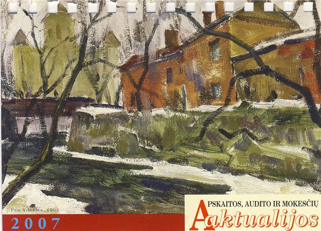 Кунча Ромуальдас. Настольный календарь с репродукциями картин художника 1