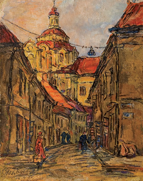 Осенев Н.И. Улица Антокольского