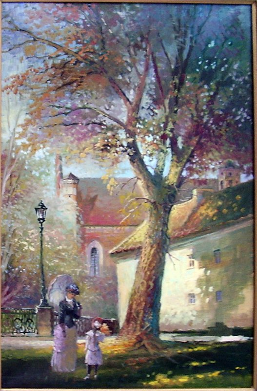 Пустовой Владимир. У костёла монастыря Бернардинов