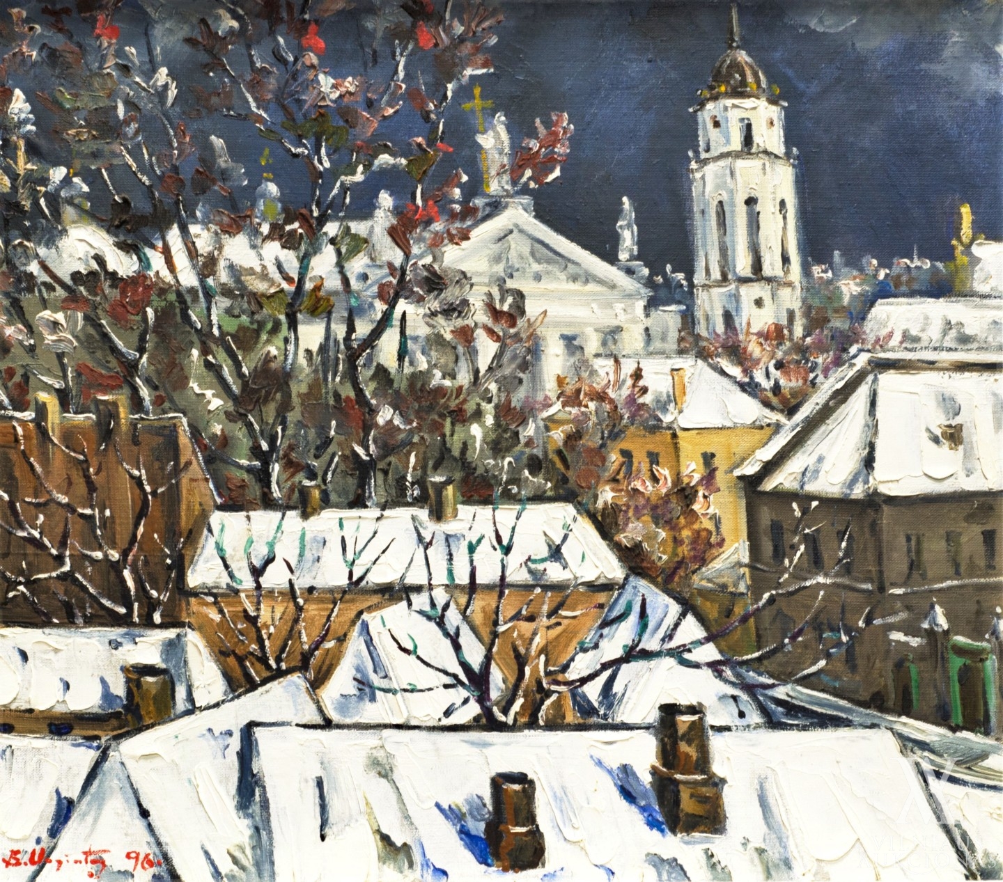 Уогинтас Бронюс. Зима в Вильнюсе