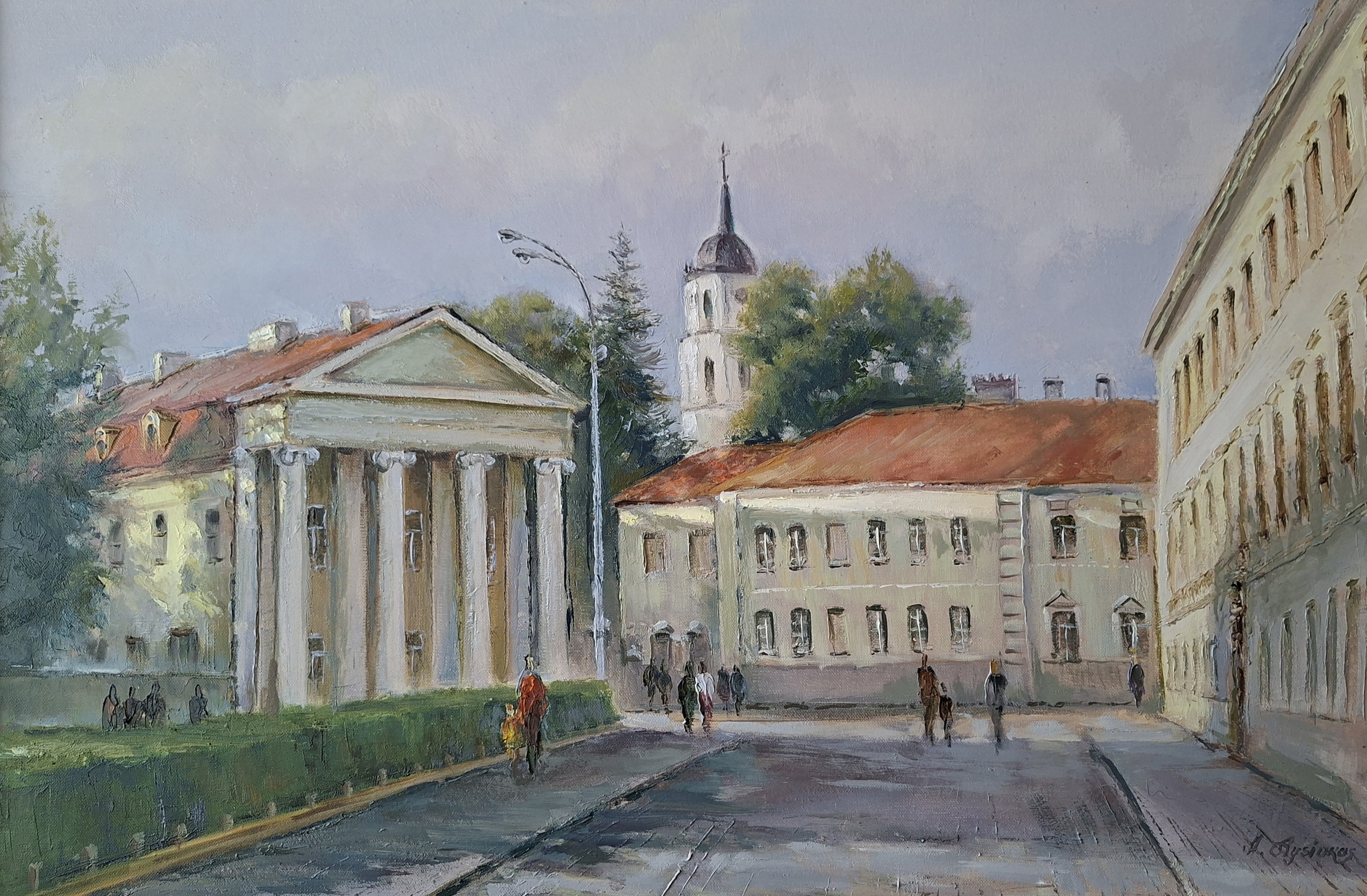 Лысюкас Александрас. Площадь Дауканто