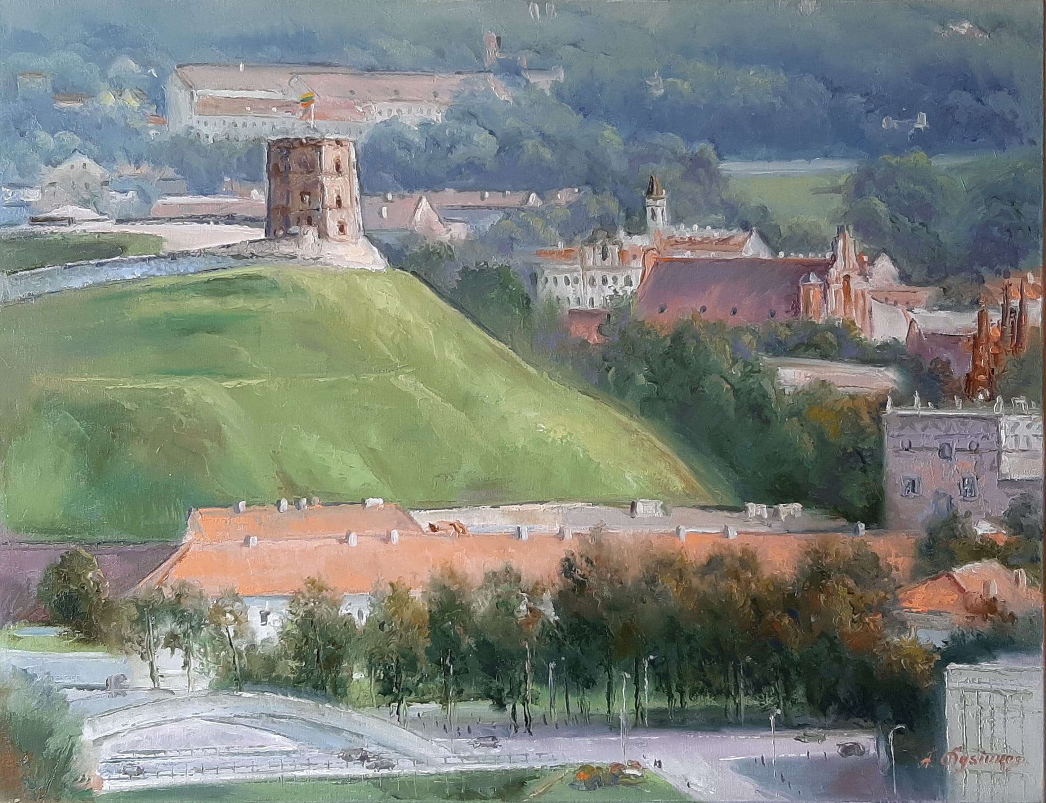 Лысюкас Александрас. Башня замка Гедимино