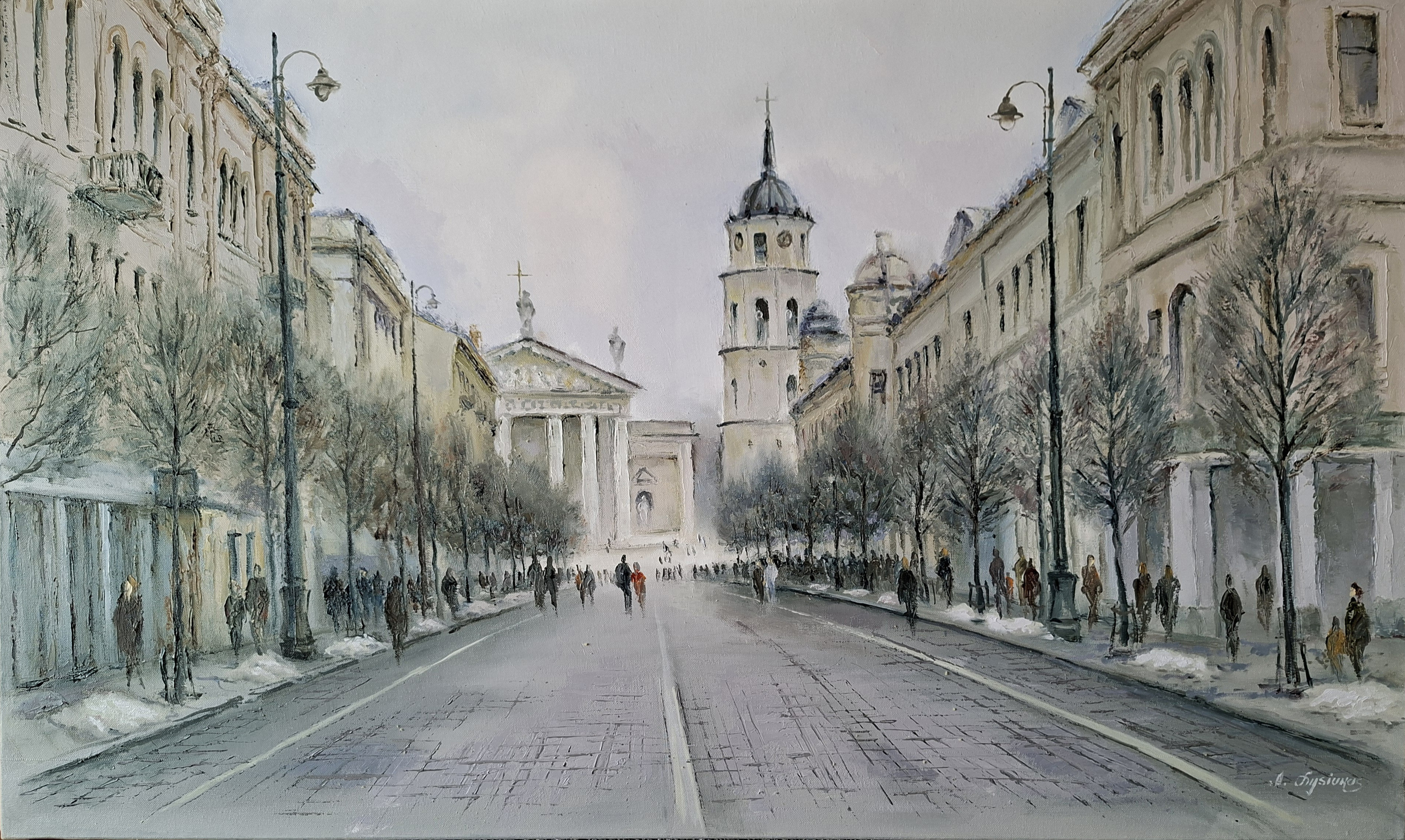 Лысюкас Александрас. Проспект Гедиминаса