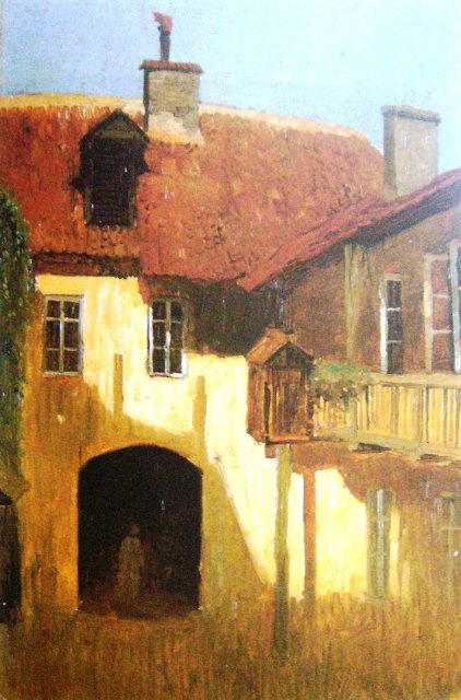 Петравичюс Зигмас. Дворик на ул. Бернардино