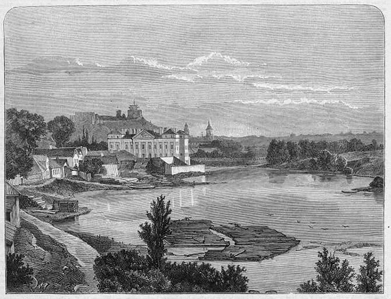 Художник неизвестен. Дворец Слушек со стороны Антоколя