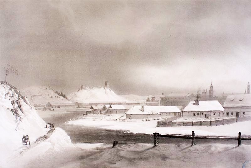 Ловернь Бартелеми. Зарисовка Вильны с натуры 1