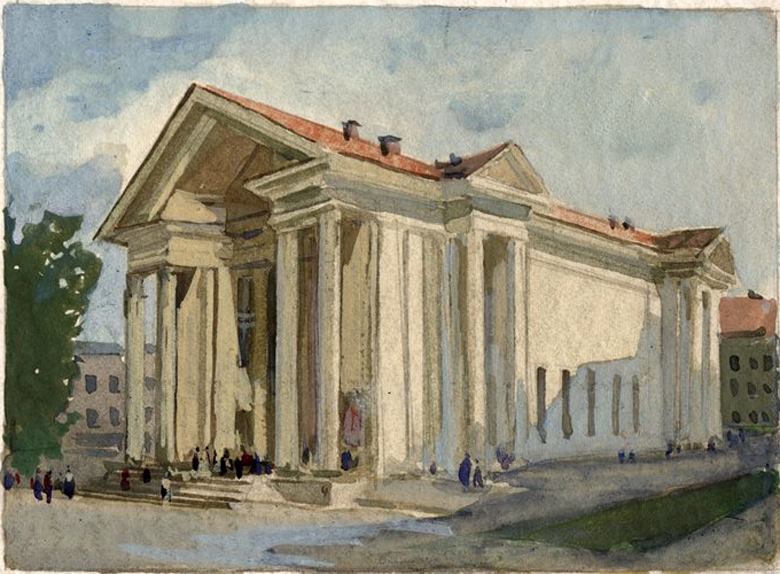 Медведев Иван. Кинотеатр Пергале