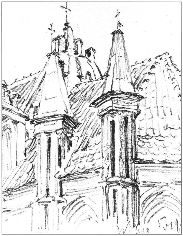 Рущиц Фердинанд (1870-1936). Костел Святой Анны в Вильнюсе