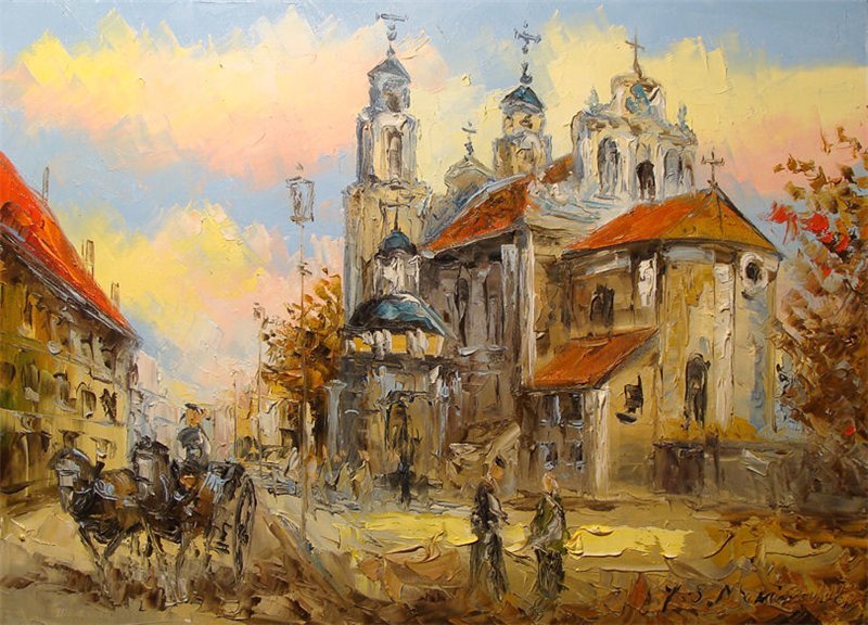 Невяровский Ярослав Станислав. Костел Св. Екатерины