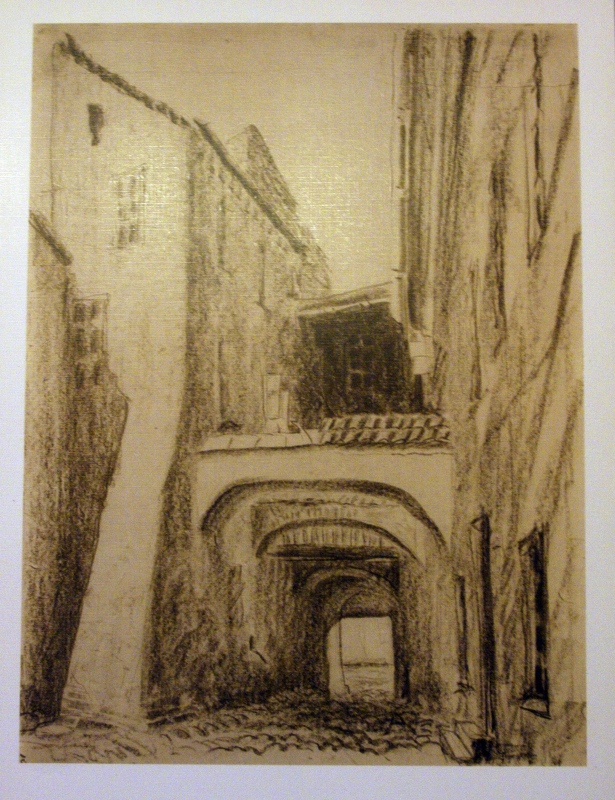 Булака Мечисловас. Двор с арками 1945 г.