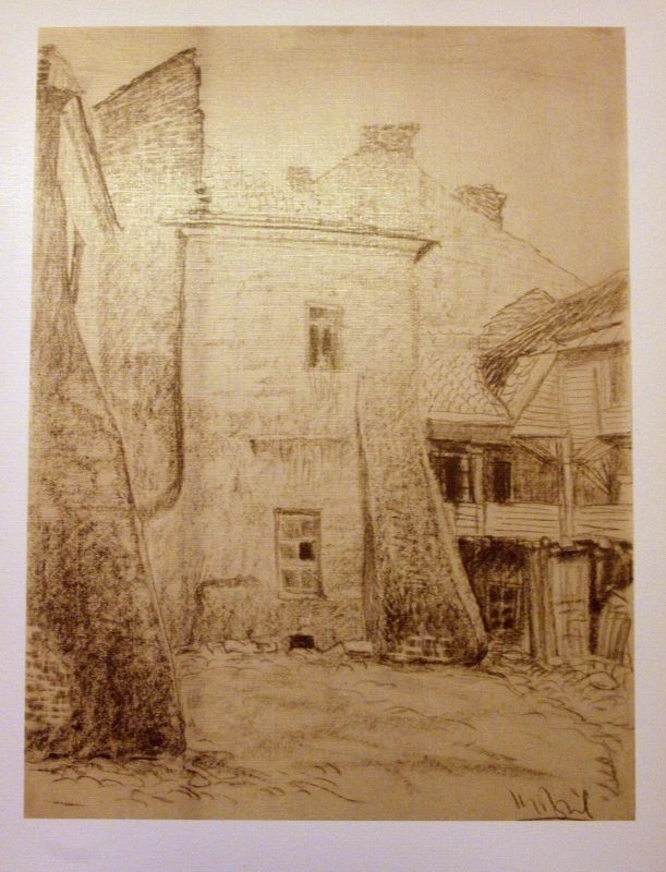 Булака Мечисловас. Двор дома по ул. Арклю 1948 г.