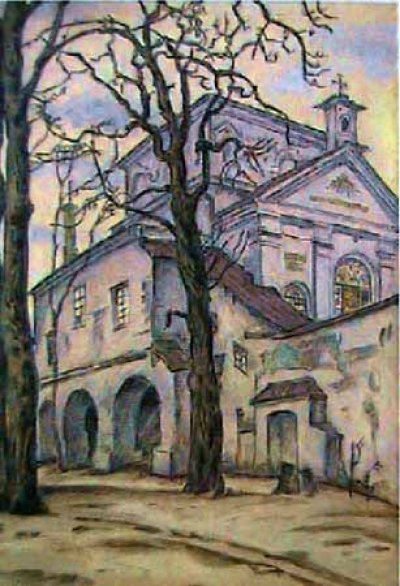 Добужинский Мстислав Валерианович. Вильнюс 1.