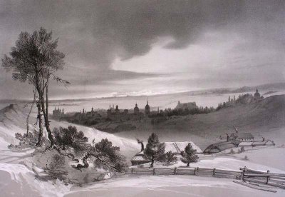 Ловернь Бартелеми. 1840.Три зарисовки Вильны с натуры были сделаны Бартелеми Лаверне в ходе научно-исследовательской экспедиции на Север Европы в 1838-1840 гг.