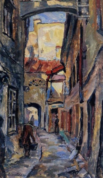 Хволес Рафаель | (1913-2002). Пешеходная улица 1948 г.