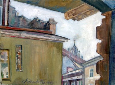 Калинаускайте Лина. "Vilniaus stogai"