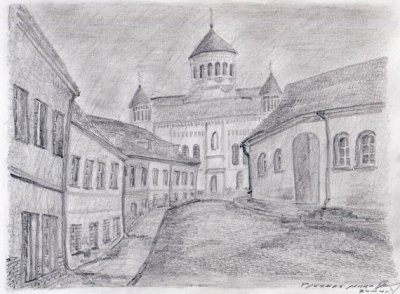 ○ Странник. Русская улица. Одна из самых маленьких в городе, зато и старых.