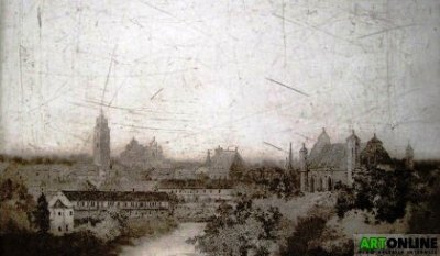 Дубаускене Лида. Старый город. 2003/2004. Офорт.