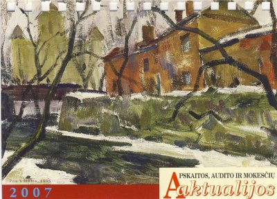 Кунча Ромуальдас. Настольный календарь с репродукциями картин художника 1.