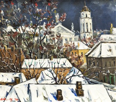 Уогинтас Бронюс. Зима в Вильнюсе